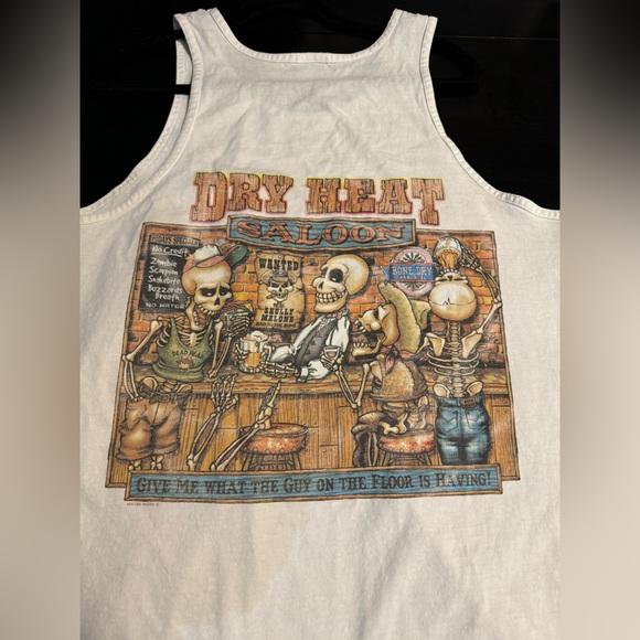 90’s Dry Heat Saloon Muscle Tank Top Lake Havasu Arizona Tourist Souvenir XL - Picture 11 of 14